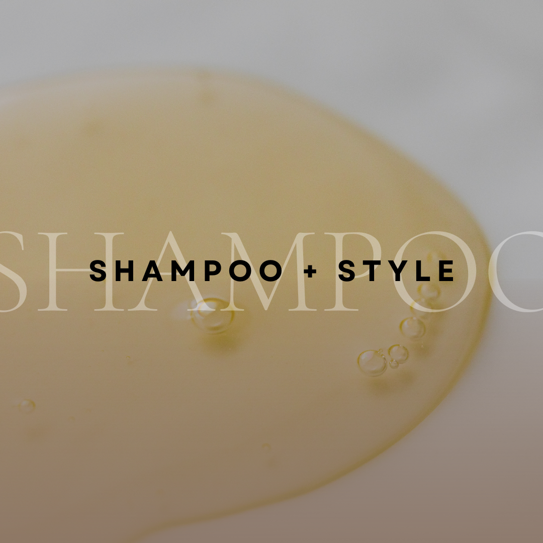 SHAMPOO + STYLE